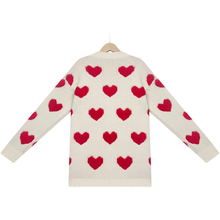 Load image into Gallery viewer, PREORDER: The Candi Button Heart Cardi 12.23.24
