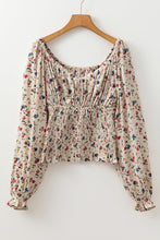 Load image into Gallery viewer, PREORDER: The Vanessa Smocked and Floral Top 12.23.24
