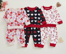 Load image into Gallery viewer, PREORDER: Valentine Girls Sweatshirt and Pant Set 12.23.24
