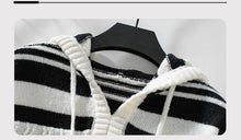 Load image into Gallery viewer, PREORDER: The Seirra Stripe and Hood Pullover 12.23.24
