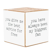 Load image into Gallery viewer, PREORDER: Mom Sayings Cube
