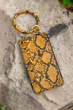 Load image into Gallery viewer, Clear Break Snakeskin Clutch
