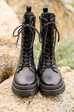 Load image into Gallery viewer, Fresh Feels Combat Boots In Black
