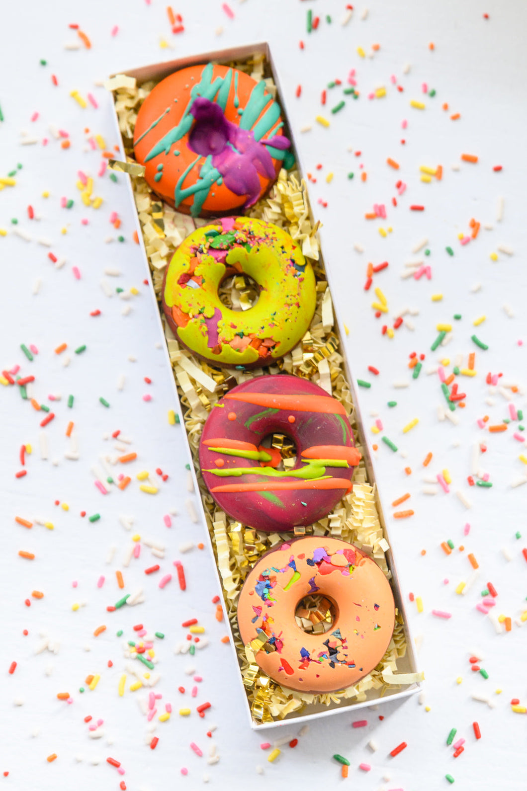 Good Enough To Eat Rainbow Donut Crayons