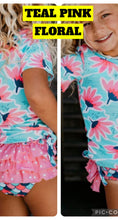 Load image into Gallery viewer, Oopsie Daisy Short Sleeve Rash Guard Swim Suits - Sizes 5-8
