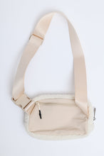 Load image into Gallery viewer, Keeping Up Sherpa Side Bag in Cream
