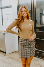 Load image into Gallery viewer, Late To Class Plaid Mini Skort
