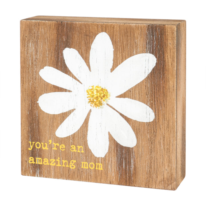 PREORDER: Amazing Mom Block Sign