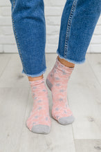 Load image into Gallery viewer, Star Design Socks In Pink
