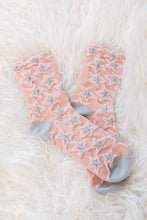 Load image into Gallery viewer, Star Design Socks In Pink
