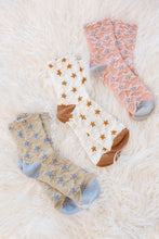 Load image into Gallery viewer, Star Design Socks In Pink
