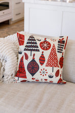 Load image into Gallery viewer, Trees &amp; Ornaments Pillow Case
