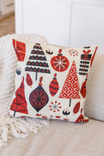 Load image into Gallery viewer, Trees &amp; Ornaments Pillow Case
