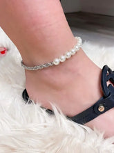 Load image into Gallery viewer, PREORDER: Pearl Rope Chain Ankle Bracelets in Two Colors
